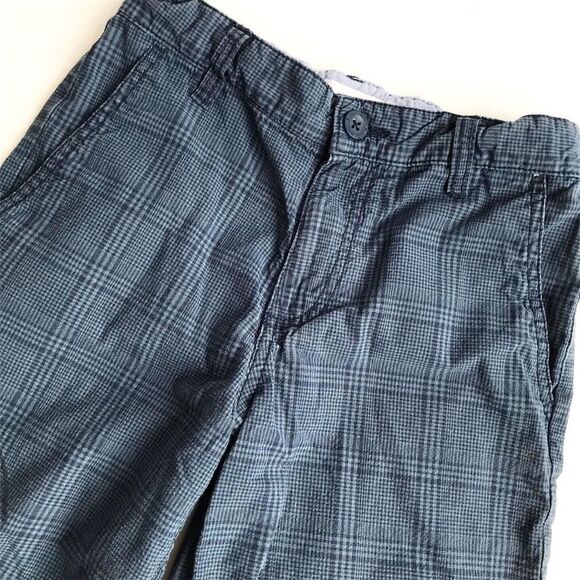 Old navy blue plaid casual shorts GUC 10Y - Picture 2 of 2